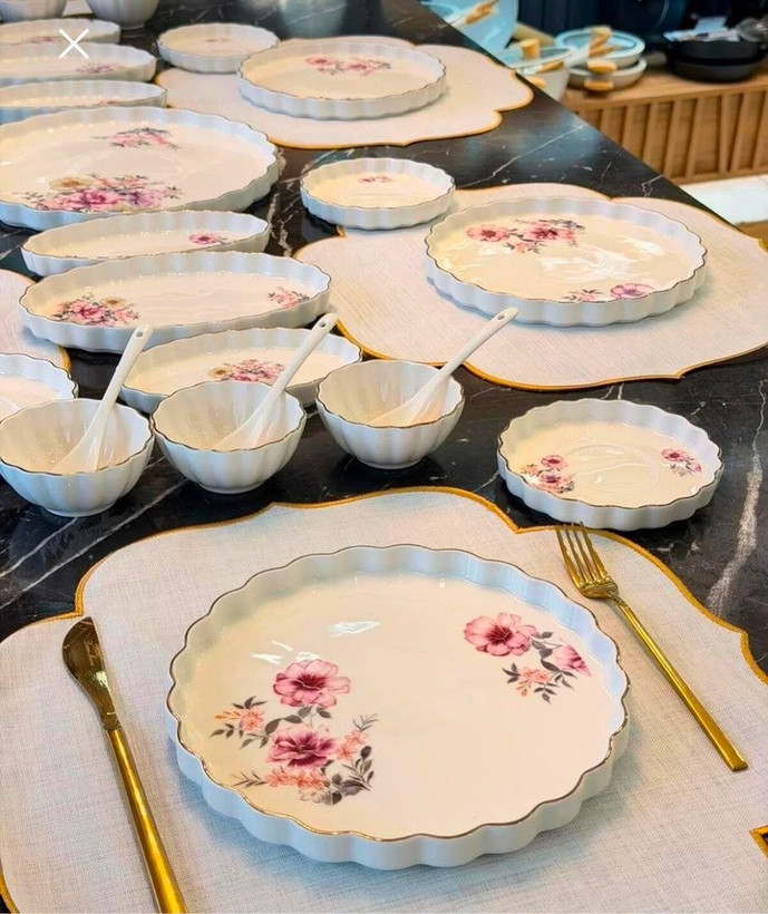 سرویس صبحانه خوری چینی31پارچه 6نفر ترکیه