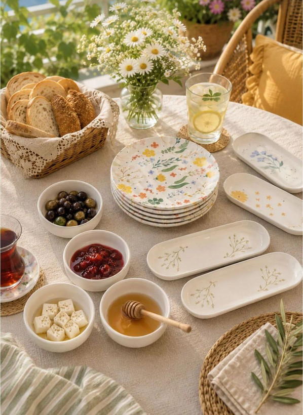 سرویس صبحانه خوری چینی14پارچه 6نفر ترکیه