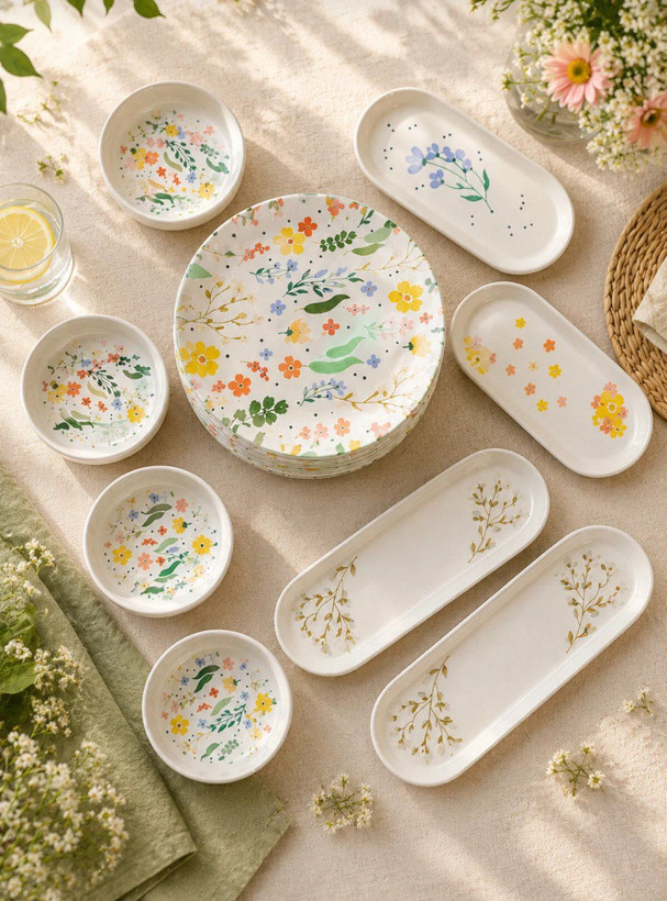 سرویس صبحانه خوری چینی14پارچه 6نفر ترکیه