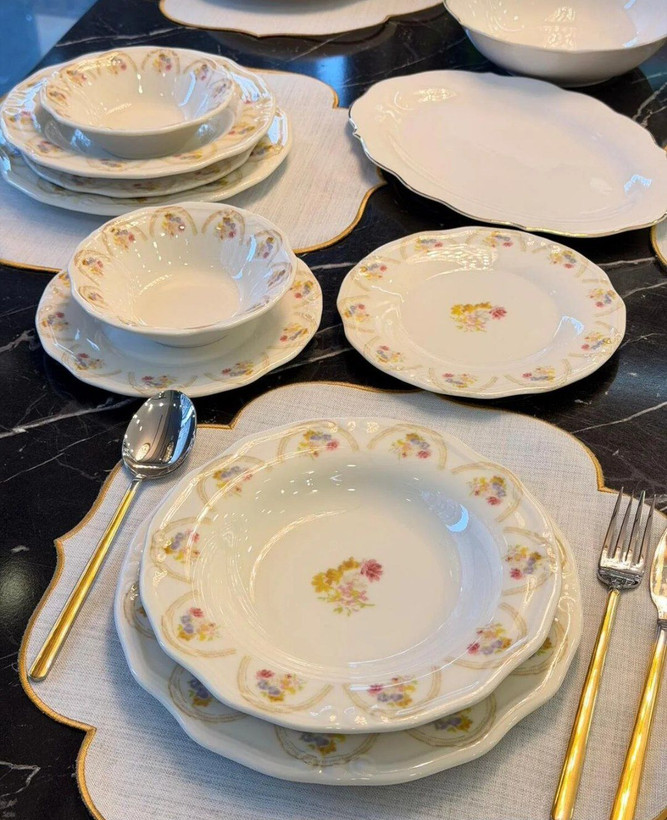 سرویس غذاخوری چینی 24پارچه 6نفر ترکیه