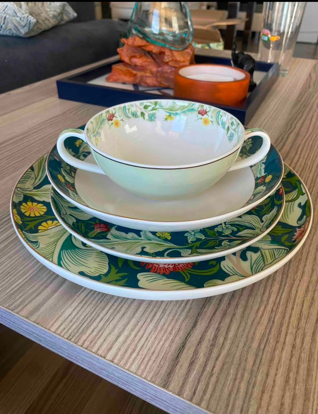 سرویس غذاخوری چینی24پارچه6نفرلوکی ارت ترکیه