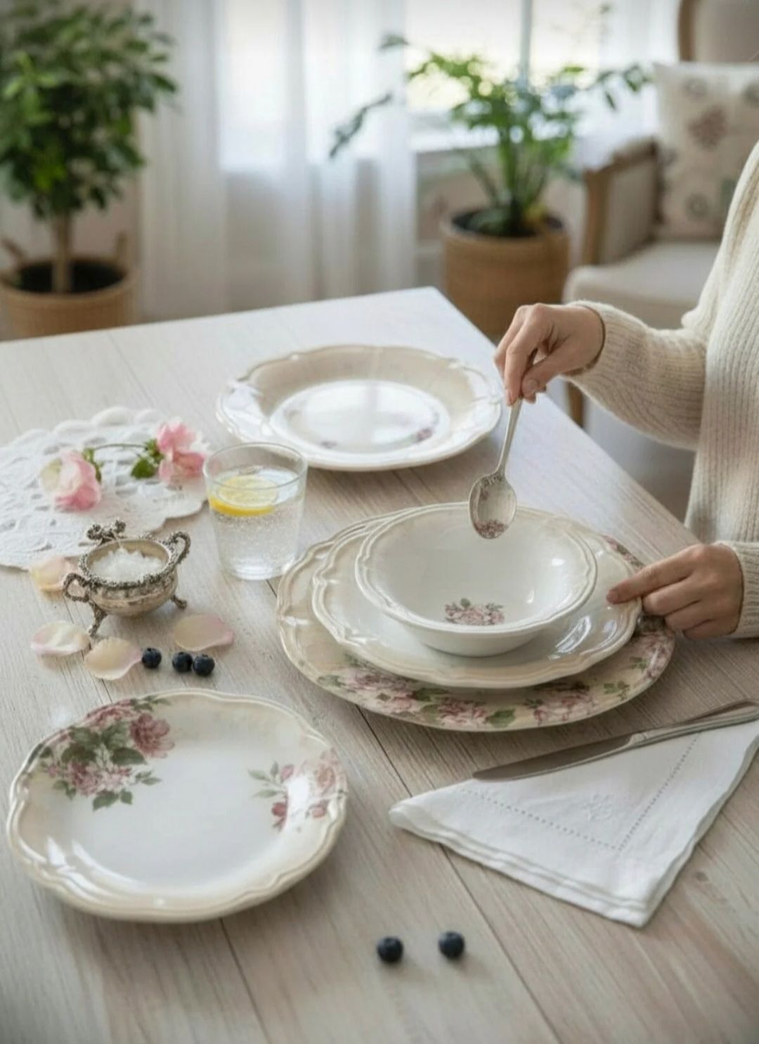 سرویس غذاخوری چینی 24پارچه 6نفر ترکیه