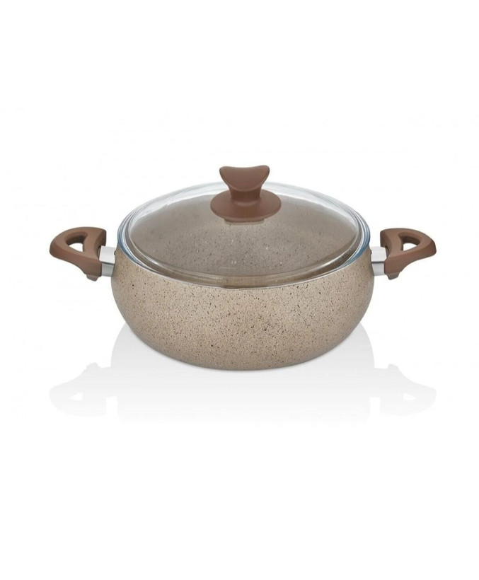 سرویس قابلمه ۷ پارچه گرانیتی تاچ مدل Mastercook Tombik – رنگ کاپوچینو