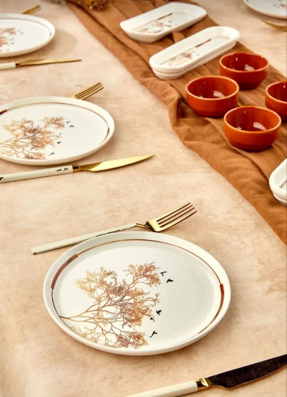 سرویس صبحانه خوری چینی14پارچه 6نفر ارباشلار ترکیه