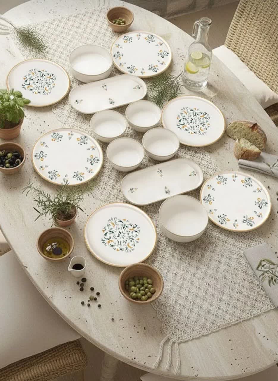 سرویس صبحانه خوری چینی14پارچه 6نفرلایف ترکیه