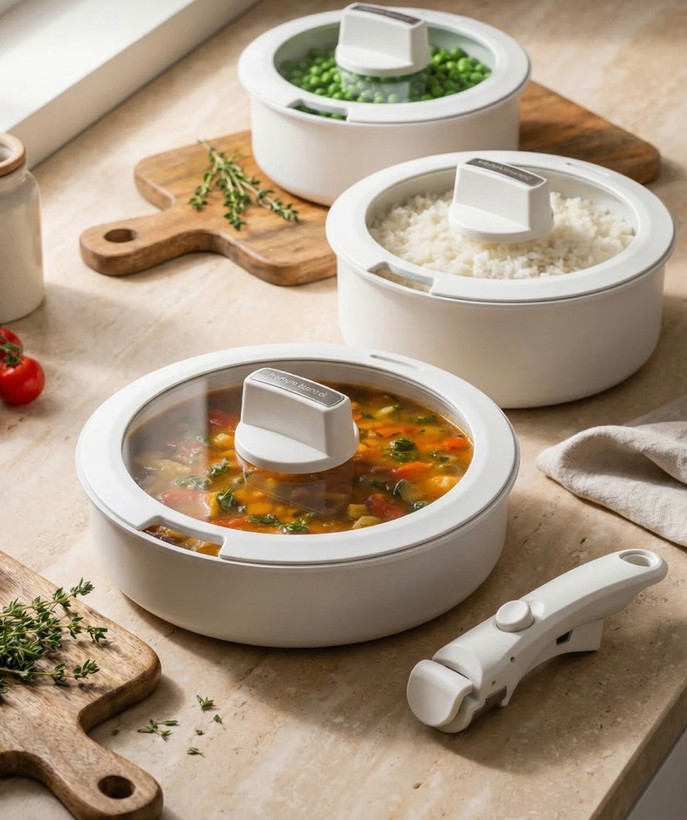سرویس قابلمه گرانیتی7پارچه اجار ترکیه