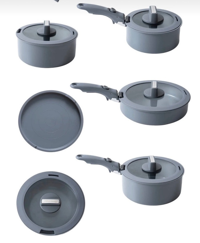 سرویس قابلمه گرانیتی9 پارچهBioGrey ترکیه