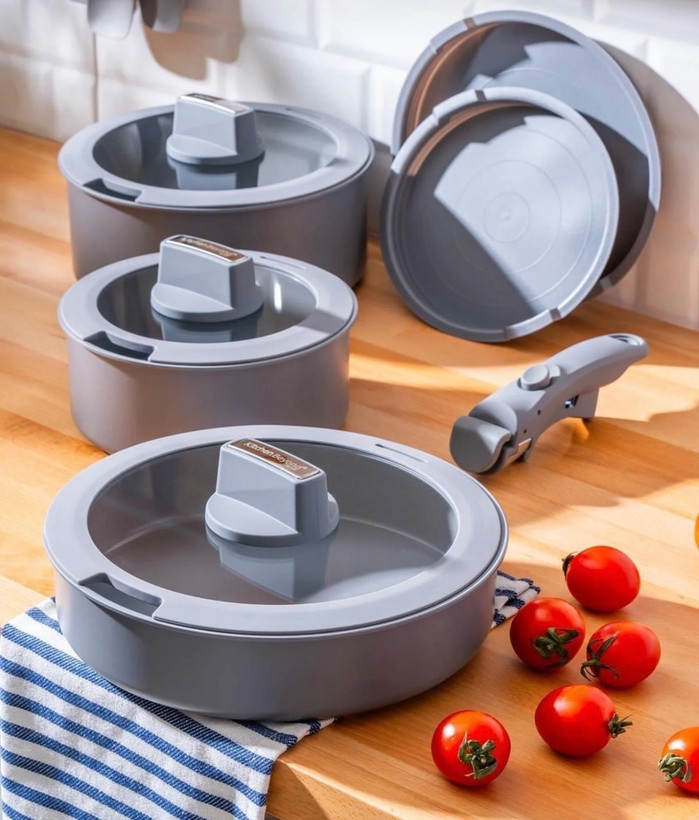 سرویس قابلمه گرانیتی9 پارچهBioGrey ترکیه