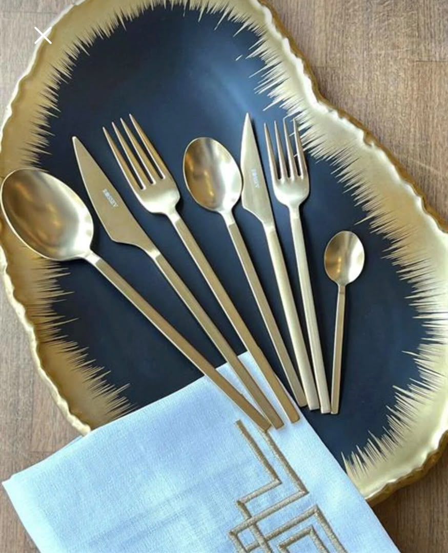 سرویس قاشق و چنگال 42 پارچه6نفر  Carre Titanium ترکیه
