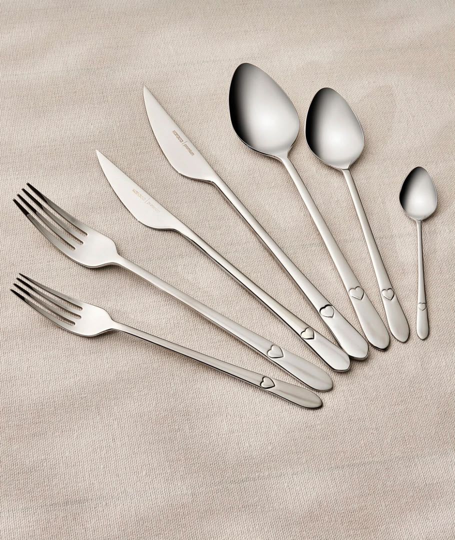 سرویس قاشق و چنگال 84 پارچه۱۲ نفر مدل لاو کاراجا ترکیه